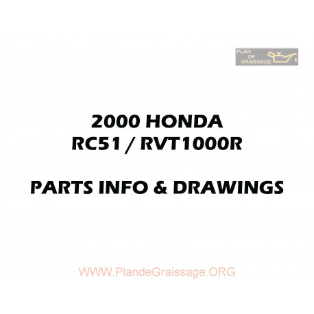 Honda Rvt 1000 R Rc51 2000 Parts List