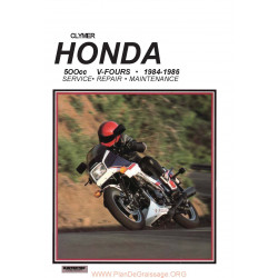 Honda Vf 500 C 500 F 1984 1985 Manual De Reparatie Intretinere