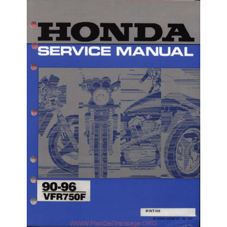 Honda Vfr 750f (90 96) Service Manual