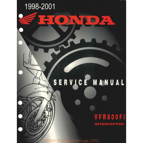 Honda Vfr800fi Interceptor 98 01 Service Manual