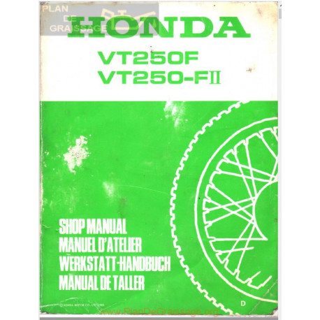 Honda Vt 250 F Ii Manual De Reparatie