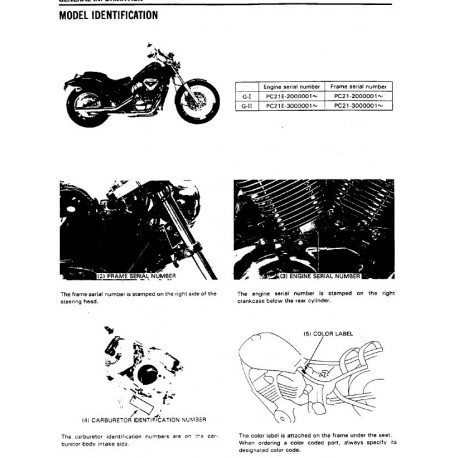 Honda Vt 600 C 1988 Manual De Reparatie