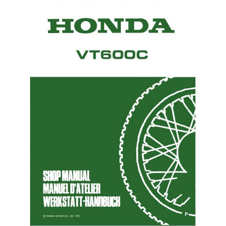 Honda Vt 600 C 1993 1994 Manual De Reparatie