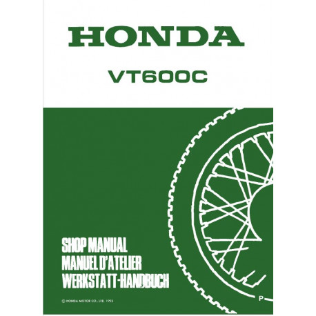 Honda Vt 600 C Service Manual Addendum 1993 1994
