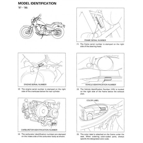 Honda Vt 600 C Vt600 Cd 1997 2001 Manual De Reparatie