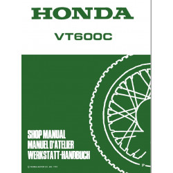 Honda Vt 600 Manuel D Atellier 1994