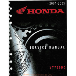 Honda Vt 750 Dc Ss 750 2001 2003 Manual De Reparatie