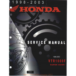 Honda Vtr1000f 1998 2003 Service Manual