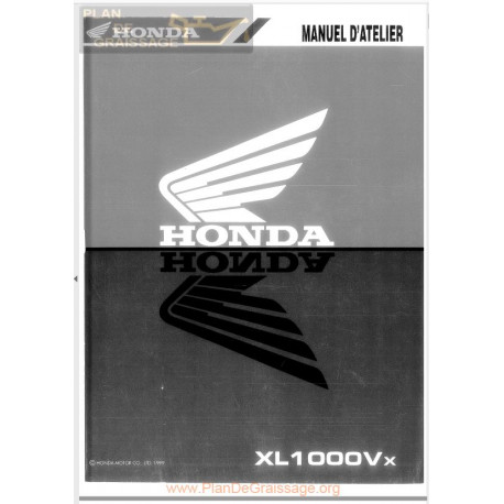 Honda Xl 1000vx Varadero Manuel Atelier
