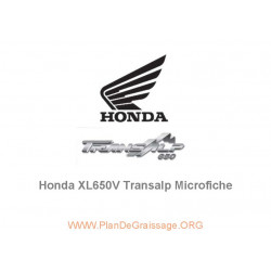 Honda Xl 650v Transalp Microfiche