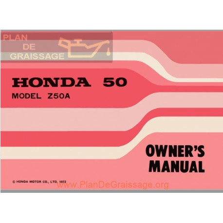 Honda Z50a K4 1972 Owners