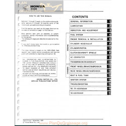 Honda Z50r User Manual