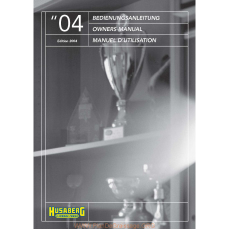 Husaberg 04 Owners Manual