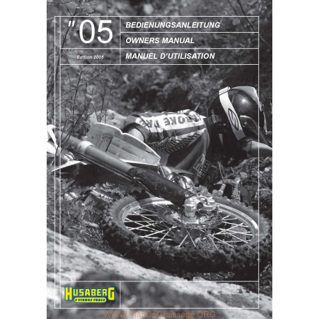 Husaberg 2005 Manual De Intretinere