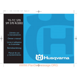 Husqvarna 2002 Te Tc Sm 570 Manual De Utilizare