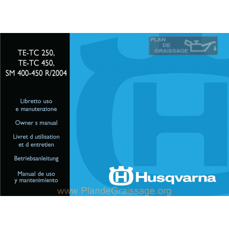 Husqvarna 2004 Te 250 400 Sm 400 450 Mu