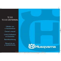 Husqvarna 2004 Te510 Centennial Manual De Utilizare