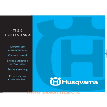 Husqvarna 2004 Te510 Centennial Manual De Utilizare