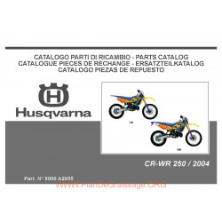 Husqvarna Cr Wr 250 2004 Parts List