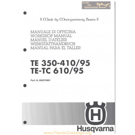 Husqvarna Te 350 410 Te Tc610 1995 Sm