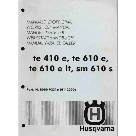 Husqvarna Te 410 610e Lt Sm 1998 2000 Mr