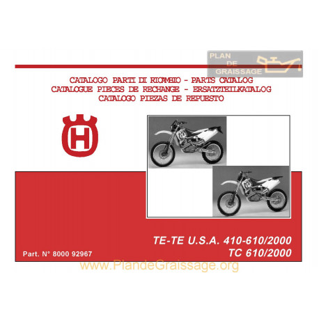 Husqvarna Te Tc 410 610 2000 Pl