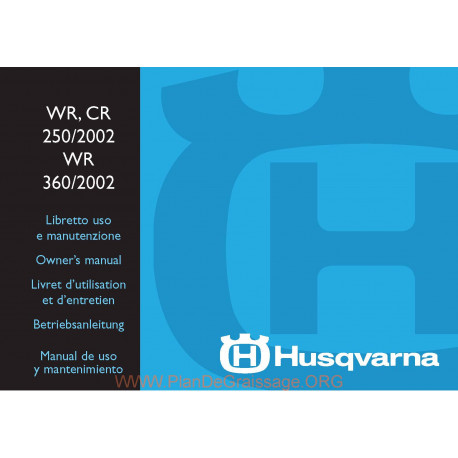 Husqvarna Wr Cr 250 360 2002 Manual De Reparatie