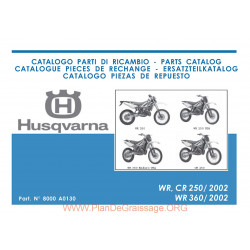 Husqvarna Wr Cr 250 360 2002 Parts List