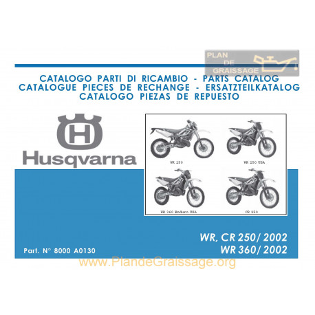 Husqvarna Wr Cr 250 360 2002 Pl