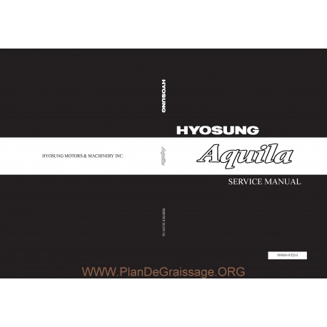 Hyosung Aquila 125 Manual De Reparatie