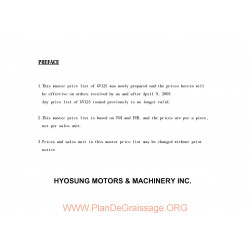 Hyosung Aquila 125 Parts List
