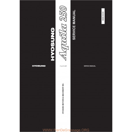 Hyosung Aquila 250 Manual De Reparatie