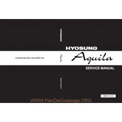 Hyosung Aquila 650 Manual De Reparatie