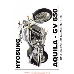 Hyosung Aquila Gv 650 Parts List