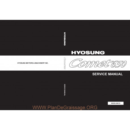 Hyosung Comet 650 Manual De Reparatie