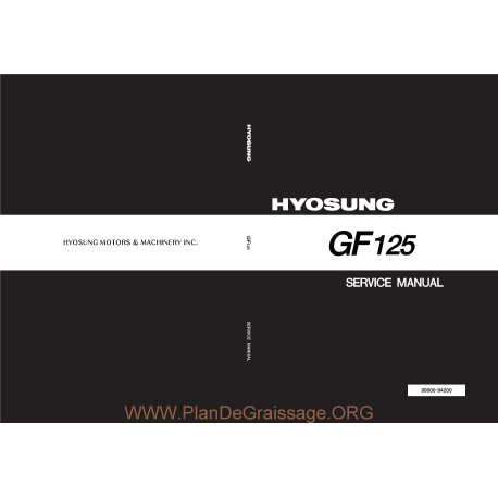 Hyosung Gf 125 Manual De Reparatie