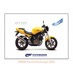 Hyosung Gt 125at Parts List