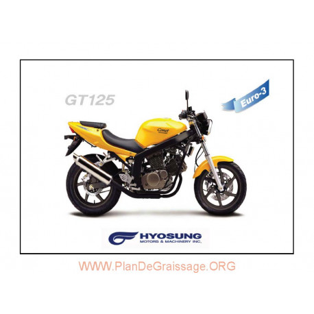 Hyosung Gt 125at Parts List