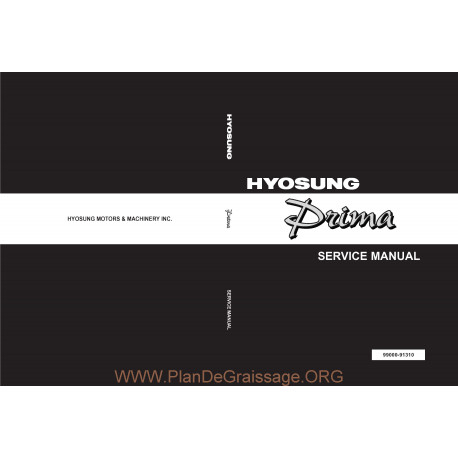 Hyosung Prima 50 Manual De Reparatie