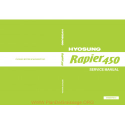 Hyosung Rapier 450 Manual De Reparatie