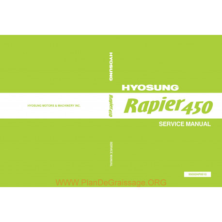 Hyosung Rapier 450 Manual De Reparatie