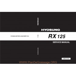 Hyosung Rx 125 Manual De Reparatie