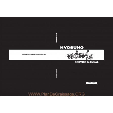 Hyosung Wow 90 Wow 100 Manual De Reparatie