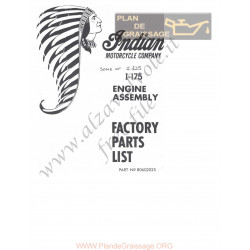 Indian 175 Engine Part List