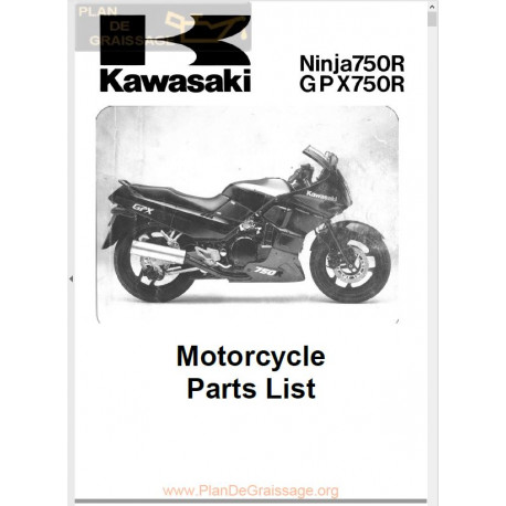 Kawasaki Gpx 750r Pl 1987 1990