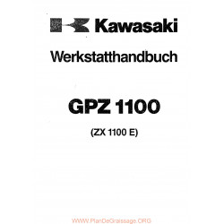 Kawasaki Gpz 1100 E Manual De Reparatie