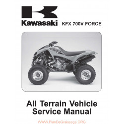 Kawasaki Kfx 700 V A1 Force 2004 Manual De Reparatie