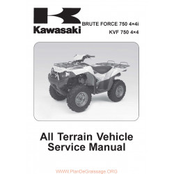 Kawasaki Kvf 750 A B1 Brute Force 2005 Manual De Reparatie