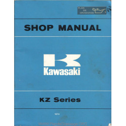 Kawasaki Kz 400 1974 Manual De Reparatie