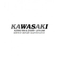 Kawasaki Kz500 550 Gpz Zx 550 79 85 Service Manual